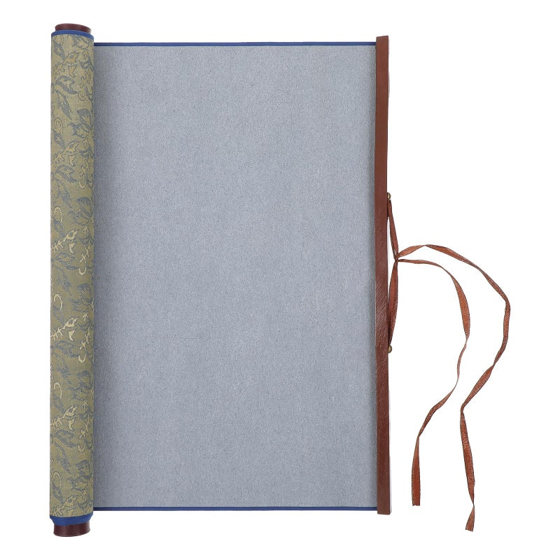 Zyghjort Magic Canvas Paint with Water 30715 Inch Large Chinese Calligraphy Cloth Reusable Water Drawing Writing Cloth Scrolls Professional Water Drawing Mat for Students Beginners Practicing Green - Image 3