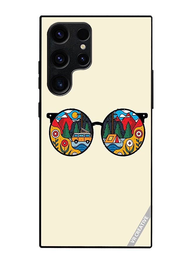 VR CREATIVE Protective Case Cover For Samsung Galaxy S25 Ultra Glass Design Multicolour