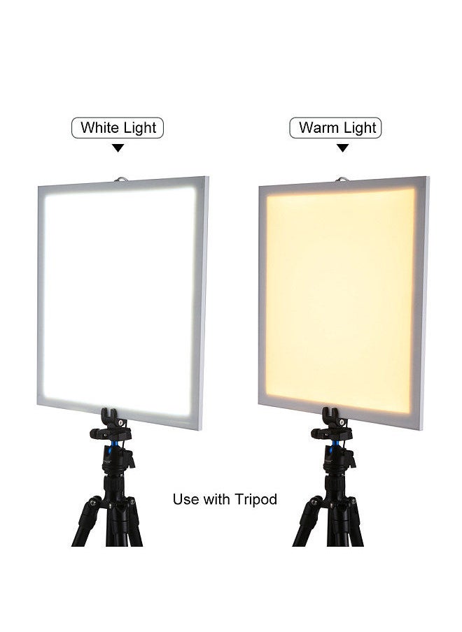 PULUZ - PULUZ 1200LM LED Photography Shadowless Softbox Bottom Light +Switch Shadow-free Adjustable Lamp Panel Acrylic Material for Photo Shooting Tent Box No Polar Dimming Light (U S Plug) - Image 1