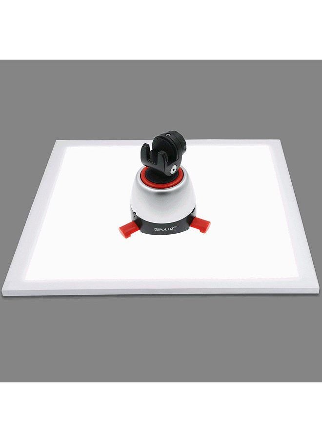 PULUZ - PULUZ 1200LM LED Photography Shadowless Softbox Bottom Light +Switch Shadow-free Adjustable Lamp Panel Acrylic Material for Photo Shooting Tent Box No Polar Dimming Light (U S Plug) - Image 1