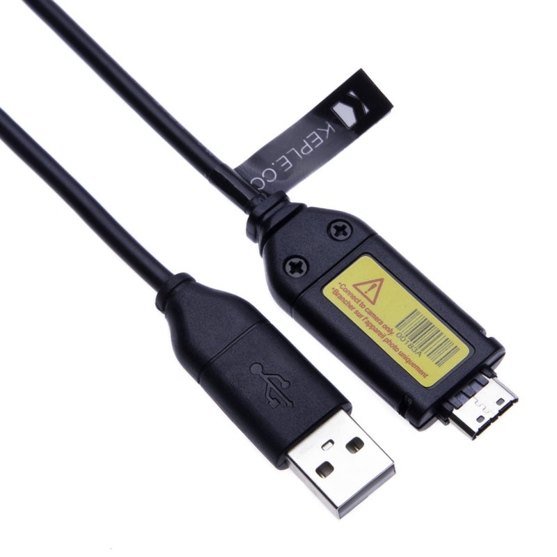 Keple USB Charger & Data Cable for Samsung Digital Camera EX, L, WB, S, SL, ST, SH, P, PL Series SUC-3 SUC-5 SUC-7 Data Transfer & Charging Cord - Image 1