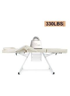 Glanfen Tattoo Chair, Adjustable Angle Massage Bed for Eyelash Bed Extensions Facial Massage Tables Salon Chairs with Trays  - Image 3