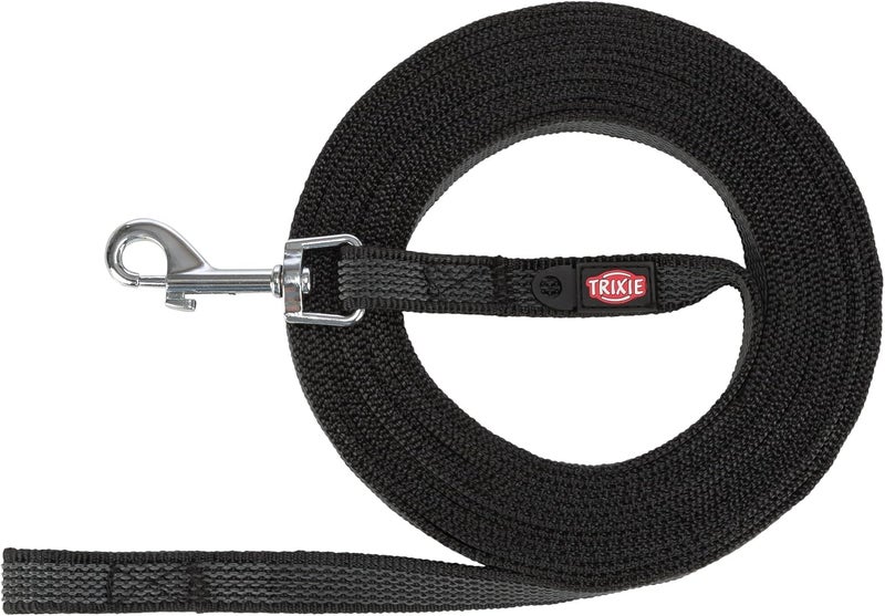 Trixie Rubberised Tracking Leash - Black 15M - Image 5