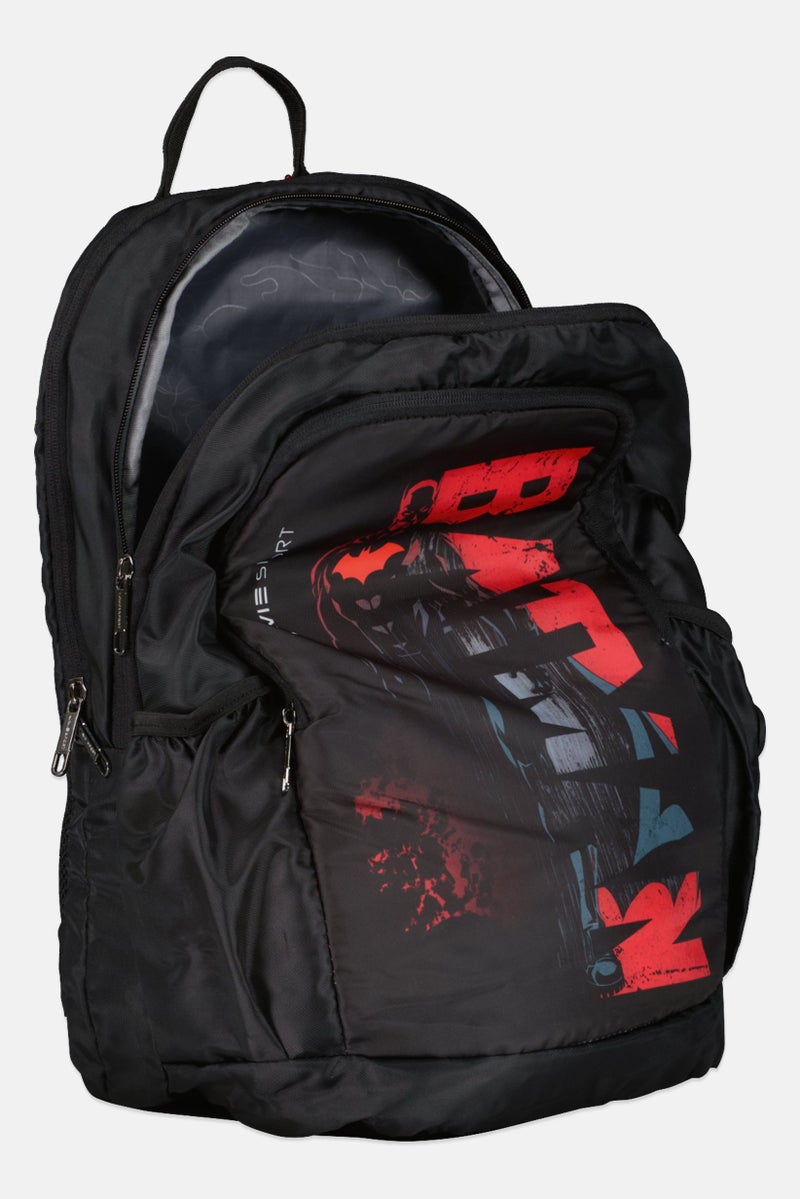 Lavie حقيبة ظهر للرجال بطباعة جرافيك، سوداء - Image 3