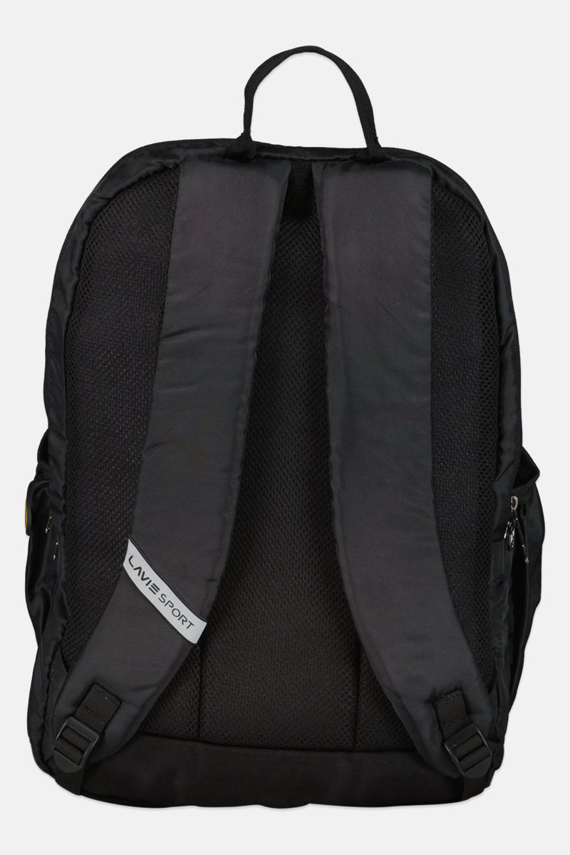 Lavie حقيبة ظهر للرجال بطباعة جرافيك، سوداء - Image 2