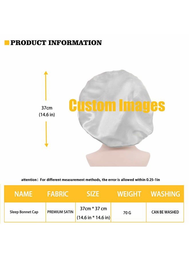 Babrukda Women Satin Bonnet, Men Double Layer Sleep Cap Camo Print Stylish Sleeping Beanie Hat Adjustable Elastic Band for Haircare, Curly Natural Long Hair Cap, Camo, One size - Image 2