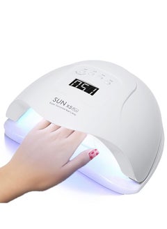 Sun UV Led Nail Lamp Nail Dryer Led Lamp for Gel Nails Polish Curing Light with Auto Sensor 4 Timer 10/30/60/99S White  - Image 1