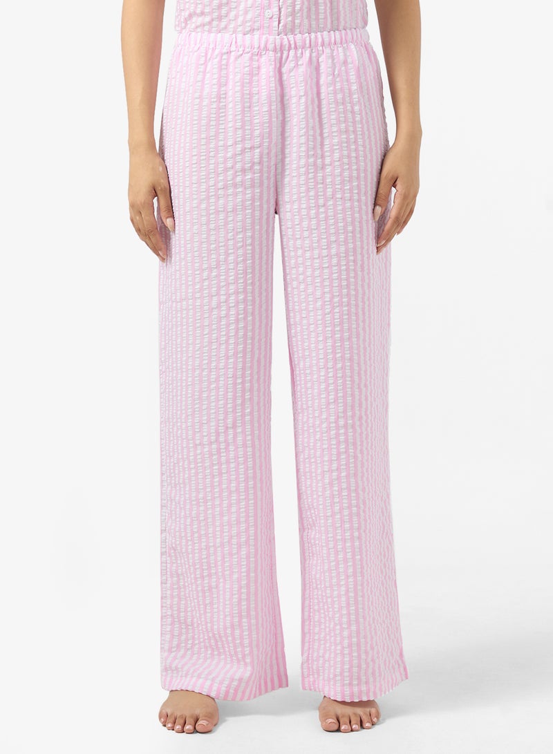 جينجر طقم بيجامة كامي بأزرار وخطوط - Image 4