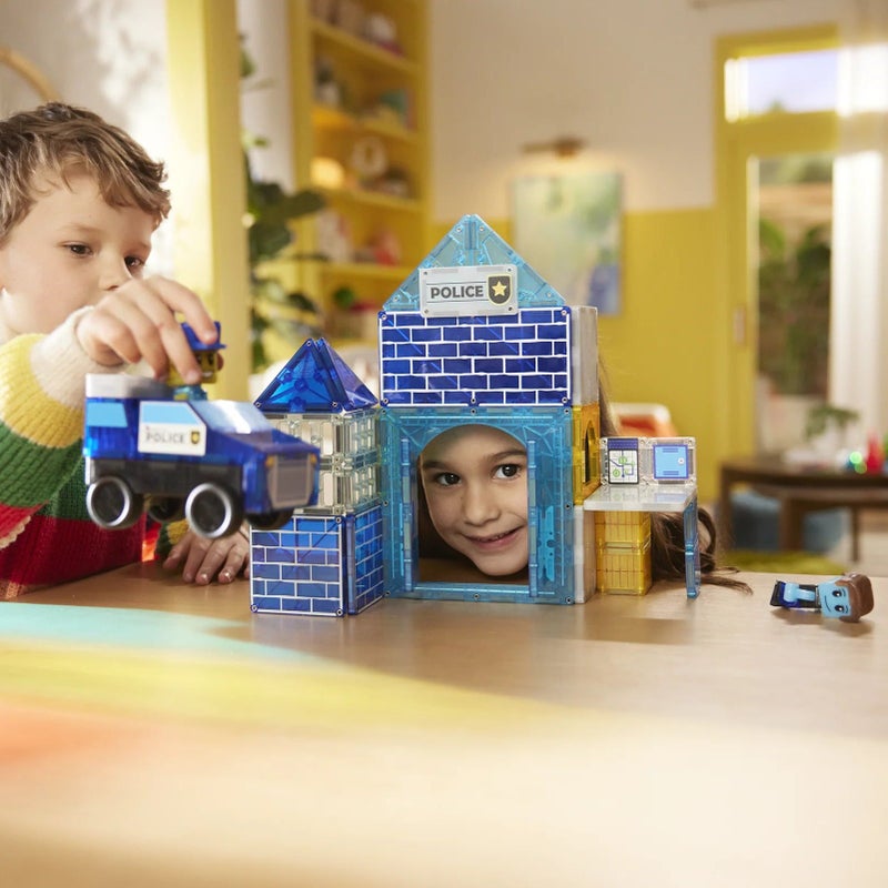 MAGNA-TILES Police Station 35 Piece Set - Image 3