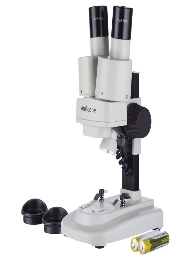 AmScope Kids SE100Y Portable Stereo Microscope 20X & 30X - Image 1