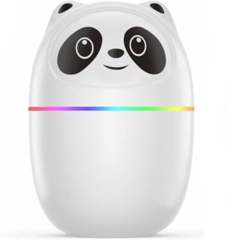 PIHARVA Cool Mist Humidifier for Room USB Ultrasonic Air Humidifier with 7 Color Night Lights Aroma Essential Oil Diffuser for Home Car Bedroom Office 250ML Capacity - Image 1