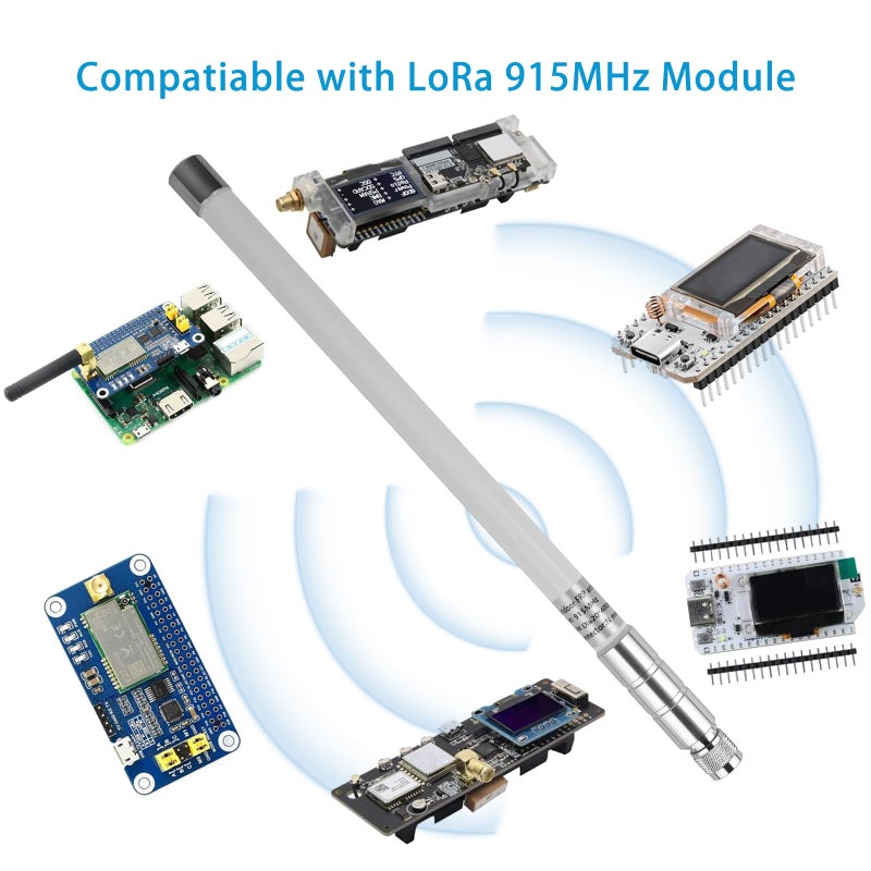Meshnology Waterproof 915mhz Lora 5.8dbi Fiberglass Antenna with 20Ft Low Loss KMR195 Cable for Helium Hotspot RAK Nebra Bobcat 300 SenseCAP M1 Hotspot HNT Miner Heltec V3 Meshtastic Lora32 915MHz Lora Module - Image 4