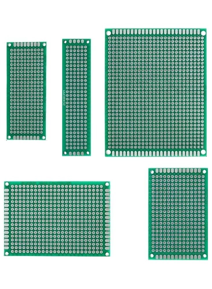 Double Sided PCB Board Universal PCB Circuit Board 5 Pieces 5 Sizes - Image 1