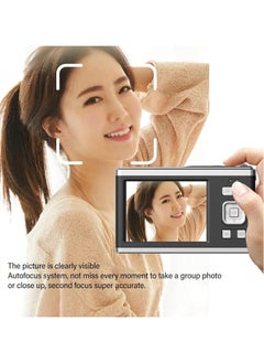 AROAQ 4K High-Definition Optical Zoom Digital Camera, Camera Dual Screen Selfie Cam  - Image 2