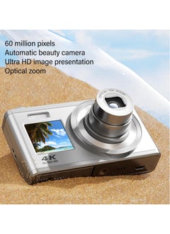 AROAQ 4K High-Definition Optical Zoom Digital Camera, Camera Dual Screen Selfie Cam  - Image 3