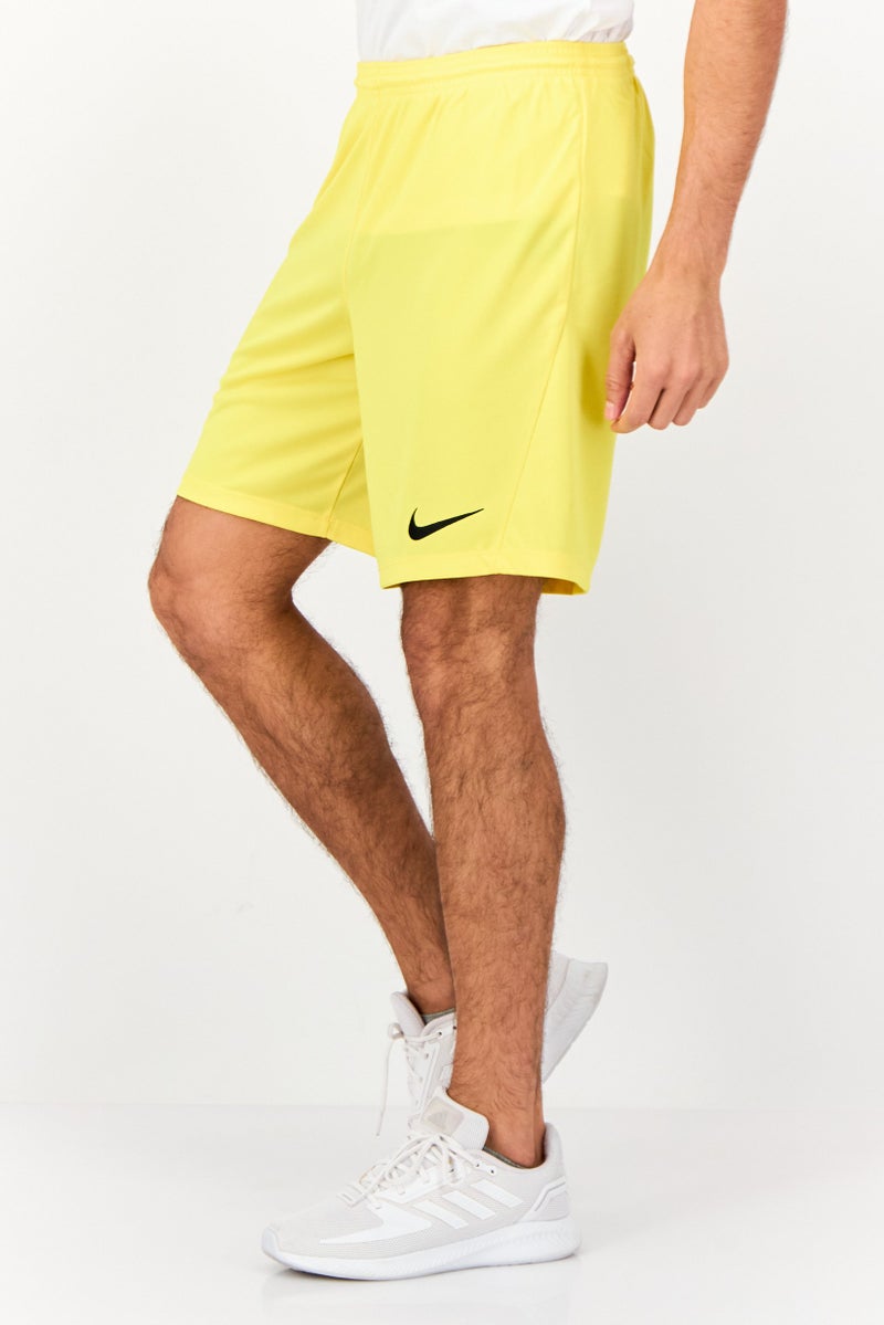 Nike Men Slim Fit Training Shorts, Yellow  - Image 3