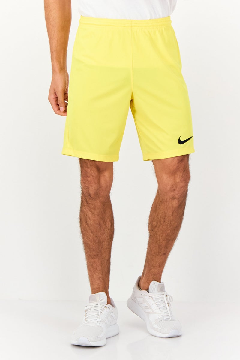 Nike Men Slim Fit Training Shorts, Yellow  - Image 1