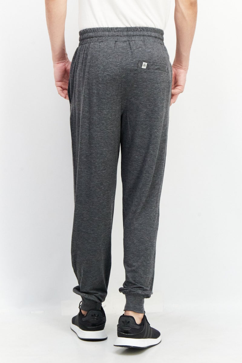 Rainforest Men Regular Fit Solid Jogger Pants, Grey - Image 4