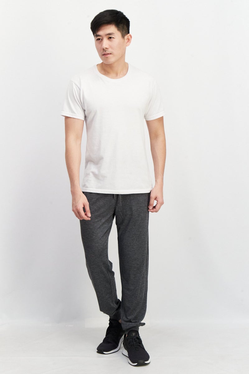 Rainforest Men Regular Fit Solid Jogger Pants, Grey - Image 2