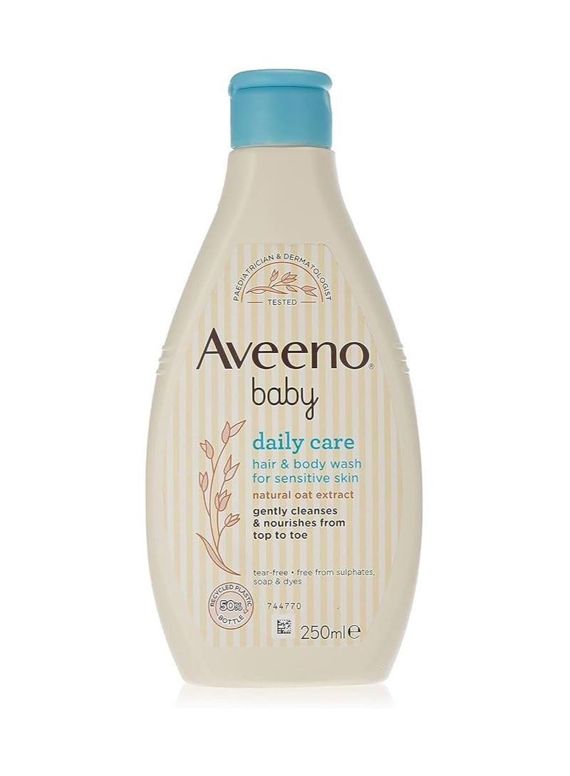 Aveeno Baby Daily Care Hair and Body Wash 250ml - Image 1