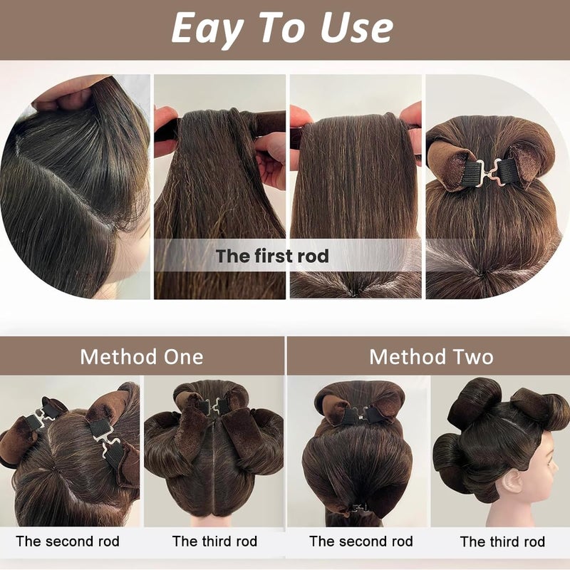 M'AYCREATE مجموعة MAYCREATE® 6 قطع من مكواة الشعر بدون حرارة للنوم - Image 5