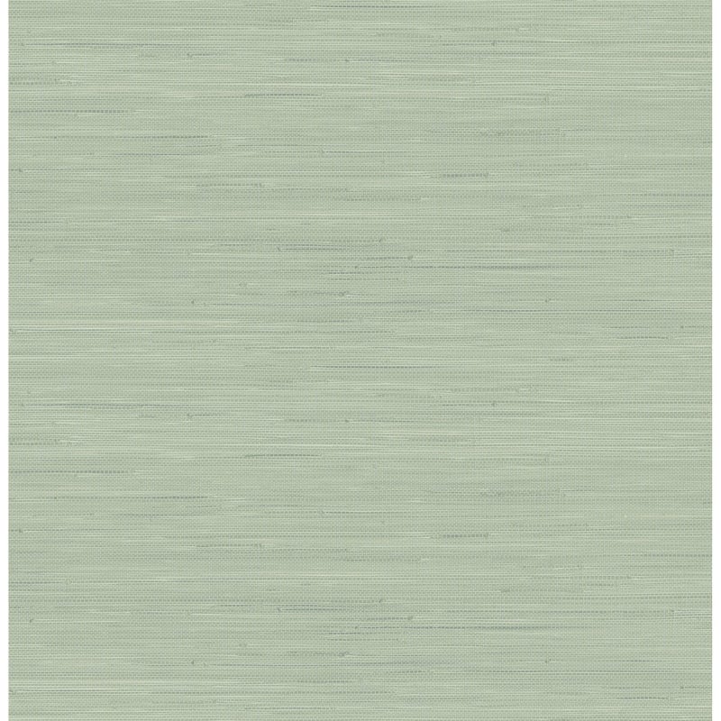 NuWallpaper x Society Social Classic Faux Grasscloth Peel and Stick Wallpaper, Sage - Image 1