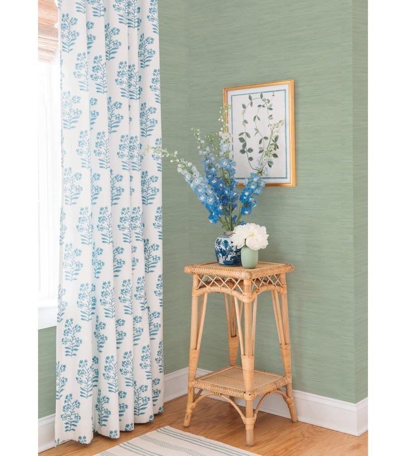NuWallpaper x Society Social Classic Faux Grasscloth Peel and Stick Wallpaper, Sage - Image 4