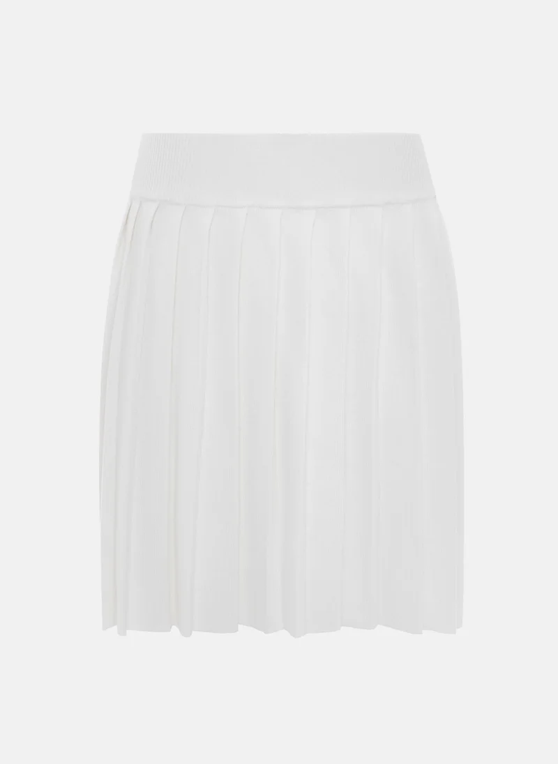 Lichi Pleated mini skirt