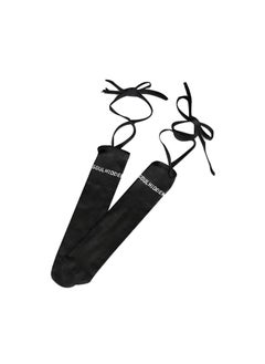 Kids Hip Hop Dance Caps Headbands Wristbands Socks Black Long Barrel Strap Socks