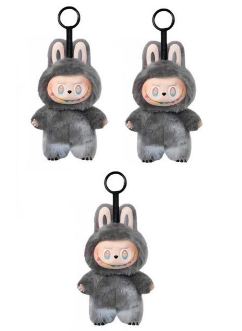 Pop Mart x Bobo & Coco Doll Pendant Labubu Macaron Vinyl Plush