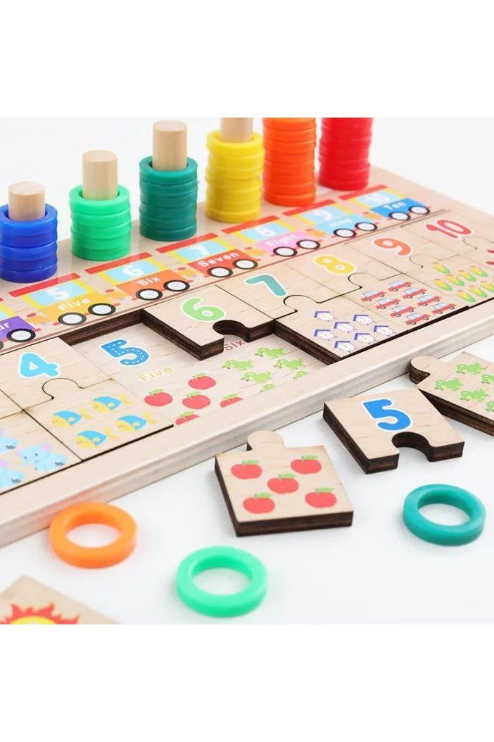 Montessori Math Toy, Wooden Educational Toy, Educational Toys for Kids - Image 1