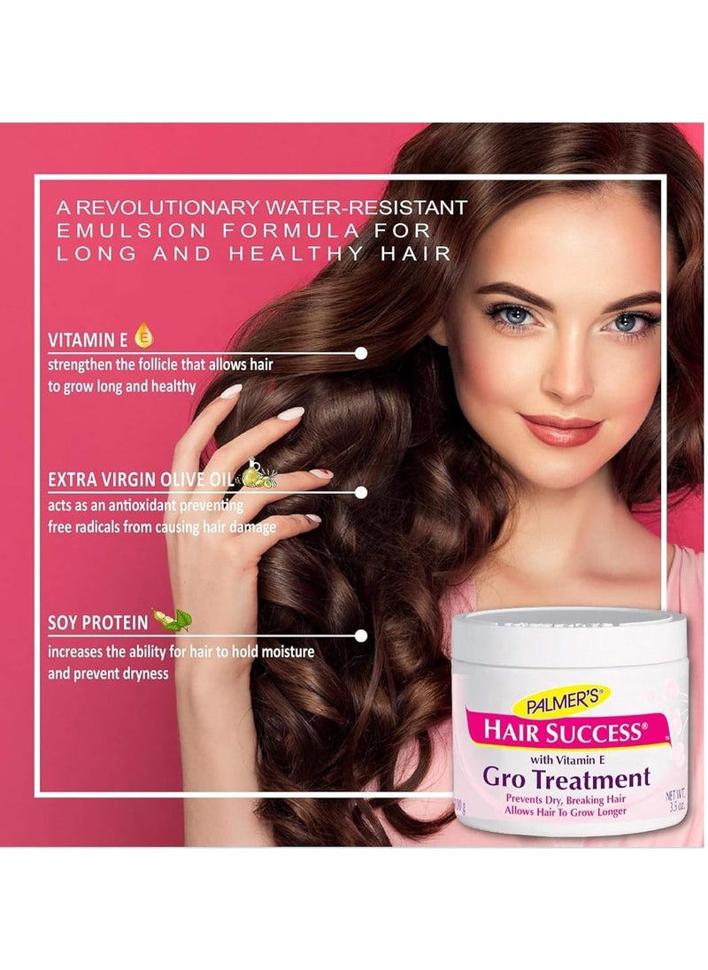 PALMER'S - Hair Success Gro Treatment With Vitamin E 100ml - Image 1
