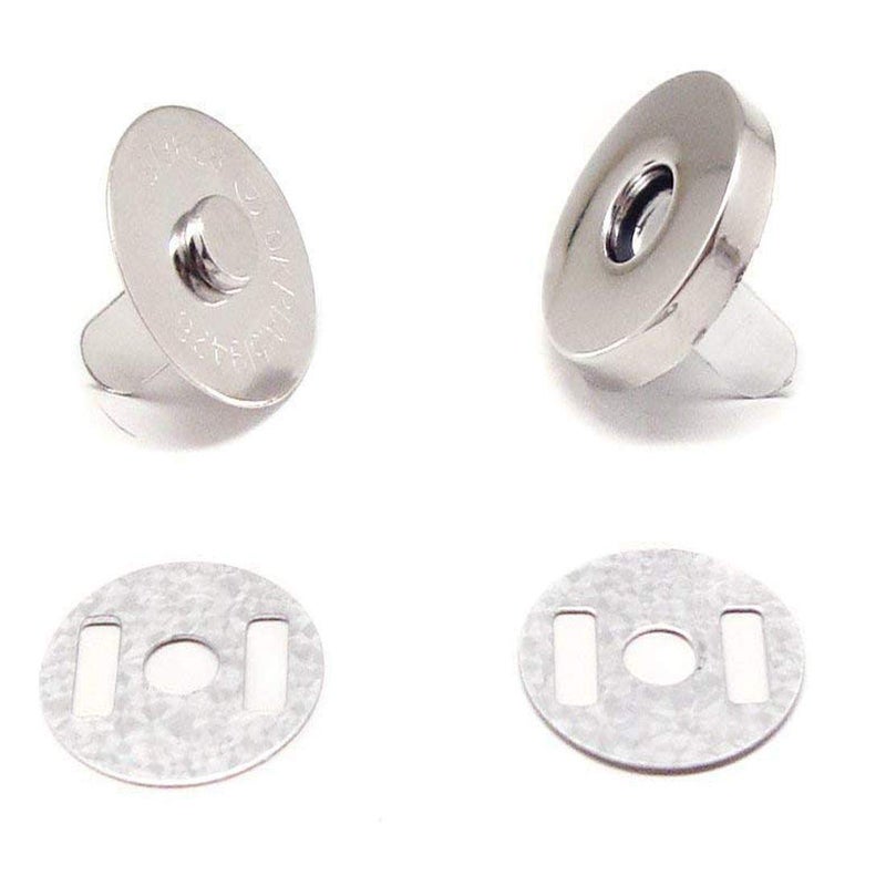 DIY Crafts Diy Crafts Snaps Fasteners Button Kit Perfect for Purse Bag Clothes Leather Diameter Purse Dress Diy Making Works 10 Piece C Silver  - Image 4