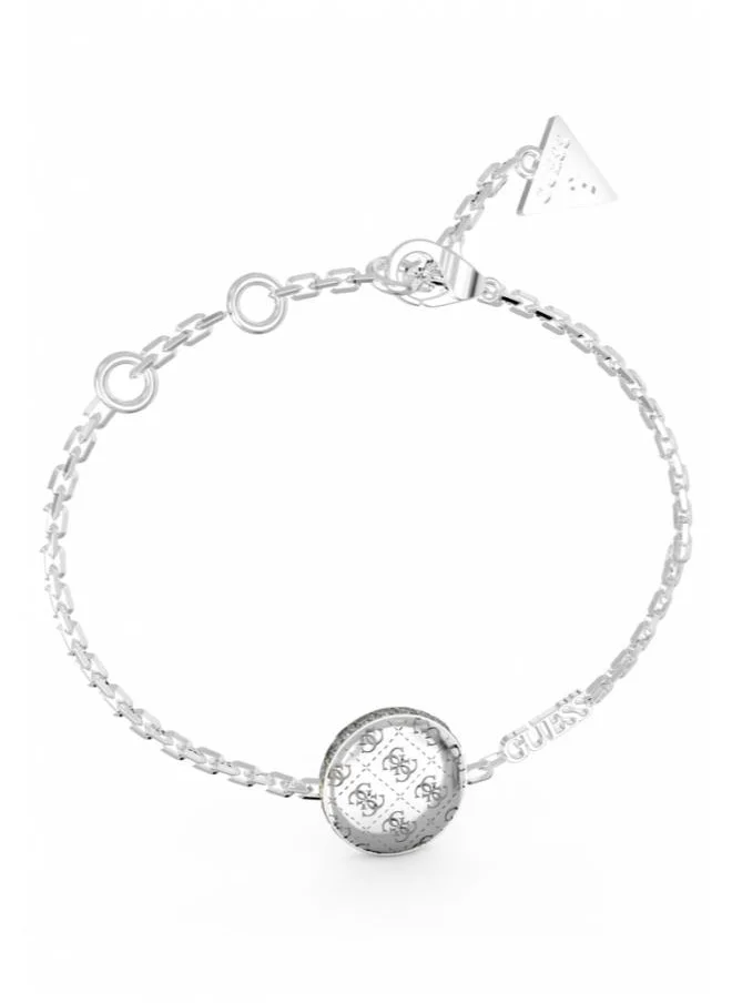 جس Side Crystals 4G Coin Bracelet