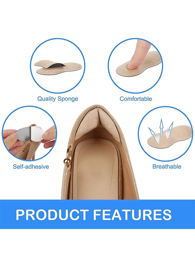 Ant 6-Pairs Heel Cushion Pads for Men Women, Self-Adhesive Heel Cushion Inserts Prevent Slipping Rubbing Blisters,  Improve Shoe Fit - Image 3