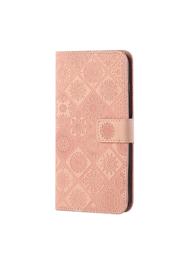 S-TOP Case For iPhone 14 Ethnic Style Embossed Pattern Leather Phone Case - Image 2