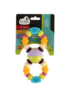 turtees Turtees™ Colorful Attractive Plastic Non-Toxic Barbell Rattle Toy for Babies Fun Time  - Image 5
