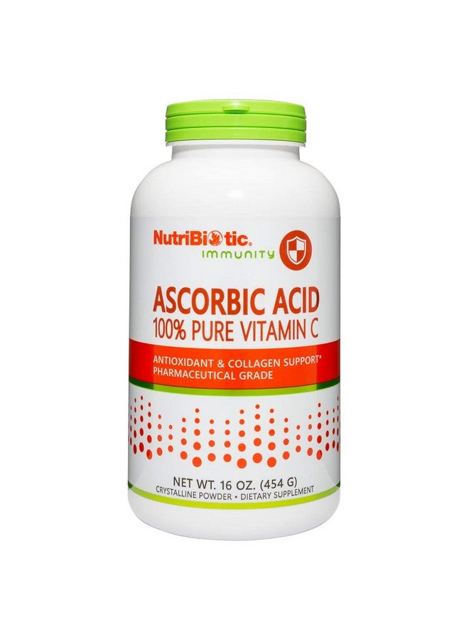 Nutribiotic مسحوق حمض الأسكوربيك فيتامين C 16 أونصة ؛ درجة صيدلانية حمض الأسكوربيك 2000 ملغ لكل حصة ؛ مكمل دعم الكولاجين الأساسي للمناعة ومضادات الأكسدة ؛ خالي من الجلوتين والمواد المعدلة وراثيًا - Image 2