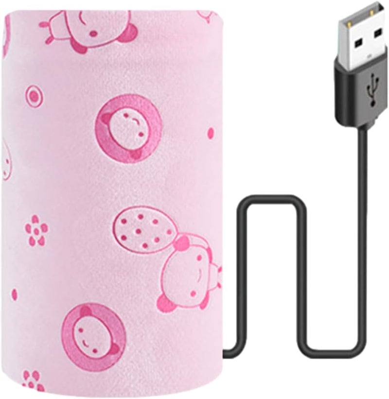 ويندفورج كرافت مدفأة زجاجات سفر | غطاء عازل محمول لتدفئة الحليب يعمل بمنفذ USB - حقيبة تدفئة الحليب بمنفذ USB، حافظة حرارة زجاجات الرضاعة، غطاء تدفئة الحليب للسفر بالسيارة، بيبي بوراتو - Image 1