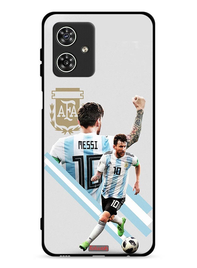 Tolwak Motorola Moto G54 5G Protective Case Cover Leo Messi Art - Image 1