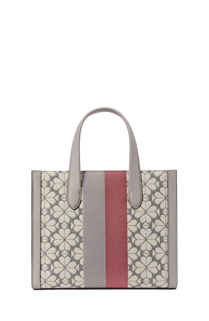Kate Spade Spade Flower Jacquard Stripe Manhattan Small Tote