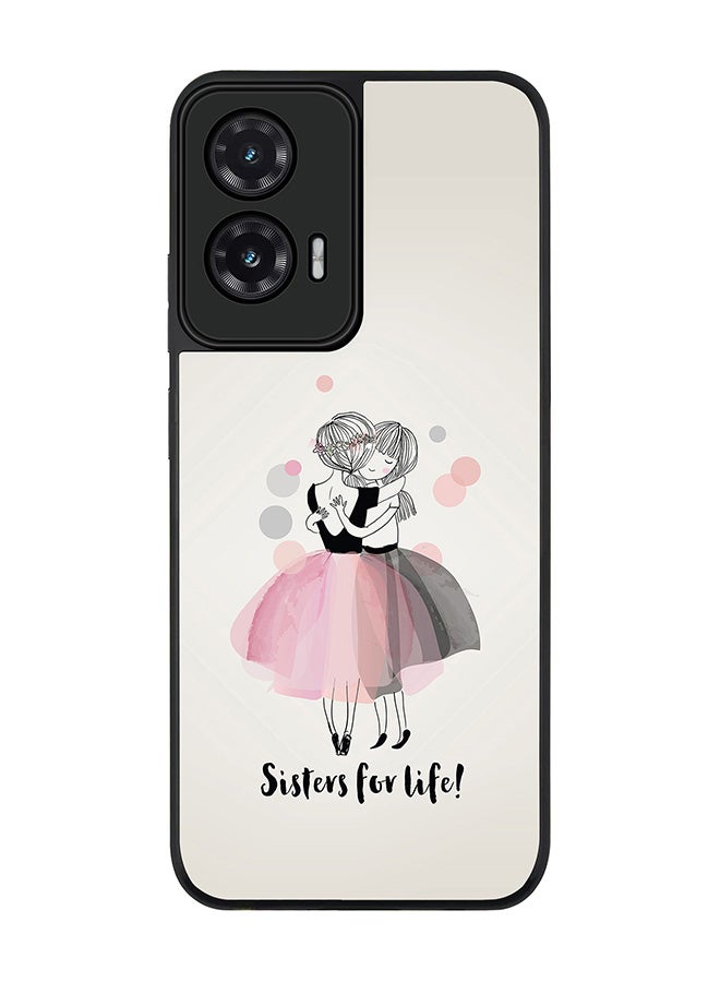 Stylizedd For Motorola Moto G35 Case,Slim fit Camera Protection, Shockproof Thin Phone cover  - Sisters For Life! - Image 1