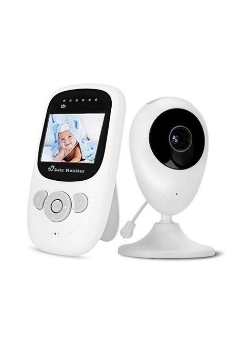 2.4''Display with 700mah Li-ion Battery, Baby Monitor with Camera and Audio, Night Vision, 2-Way Talk, Temperature Monitoring, Lullabies Playing, Ideal for Gifts