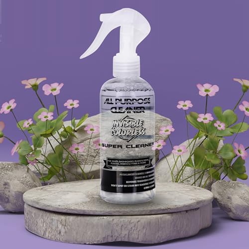 Auto Hub All Purpose Car Interior Cleaner, Car Seat Cleaner, Safe for All Interior Parts Including Dashboard, Plastic Parts, Door, Glass, Seats - Prevents Fading from UV - Transparent & Colorless - Image 2