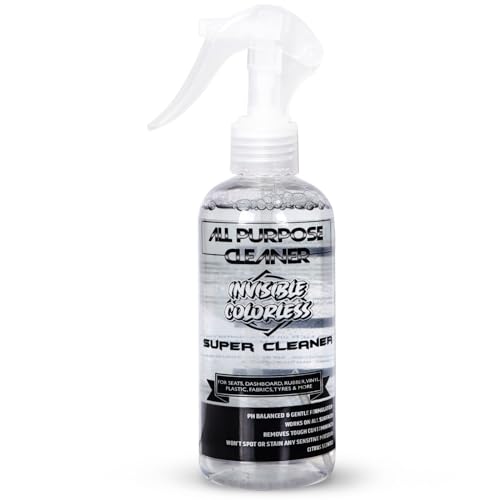 Auto Hub All Purpose Car Interior Cleaner, Car Seat Cleaner, Safe for All Interior Parts Including Dashboard, Plastic Parts, Door, Glass, Seats - Prevents Fading from UV - Transparent & Colorless - Image 1