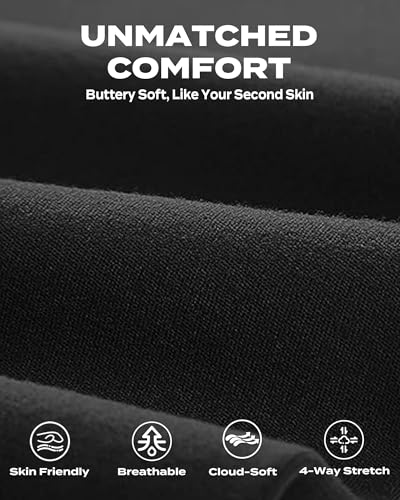 TNNZEET Capri Leggings for Women - Tummy Control Black Leggings with Pockets High Waisted Yoga Pants Workout Cycling Leggings - Image 3