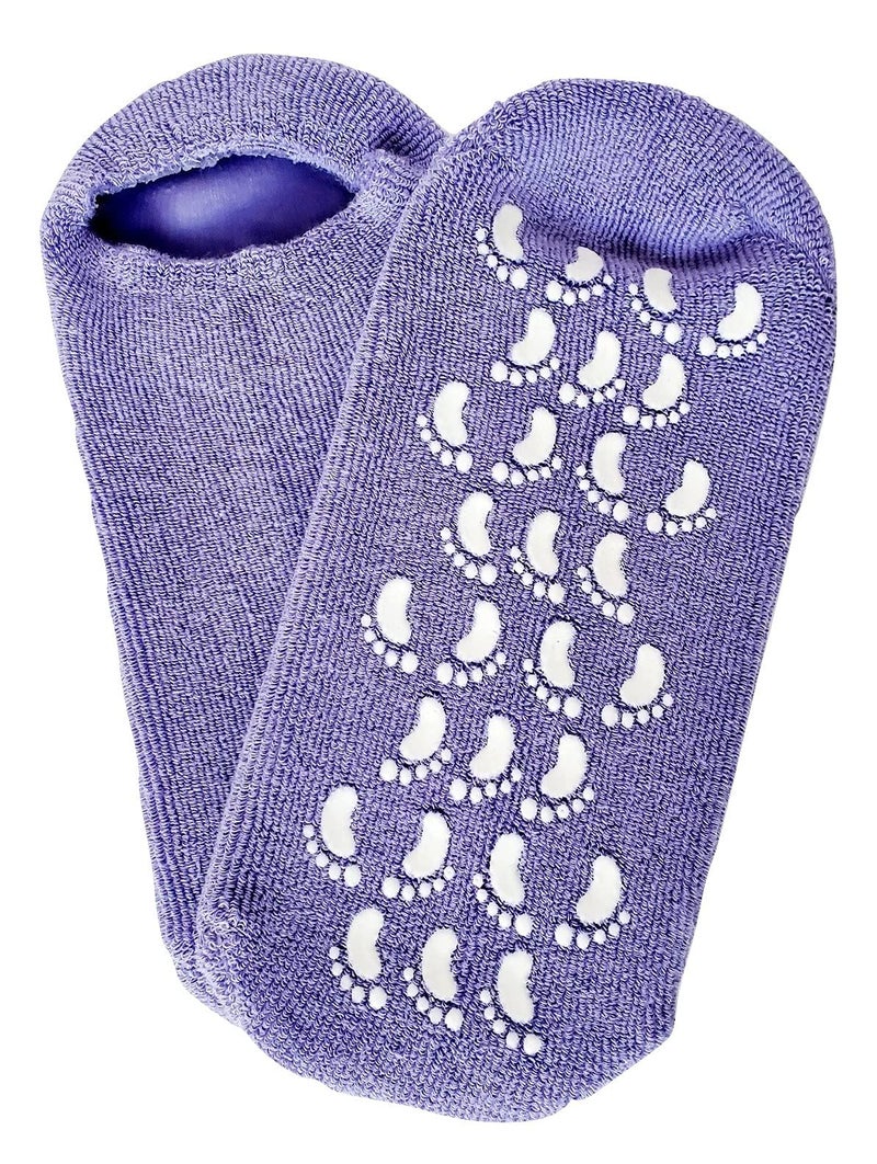 RUCCI Moisturizing Gel Booties, Assorted colors (Pink/Green/Purple), 2 count - Image 5