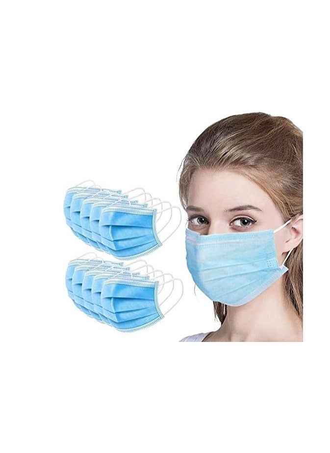 SKP Plastic Blue 3-Layer Face Mask (50 pcs)  - Image 2
