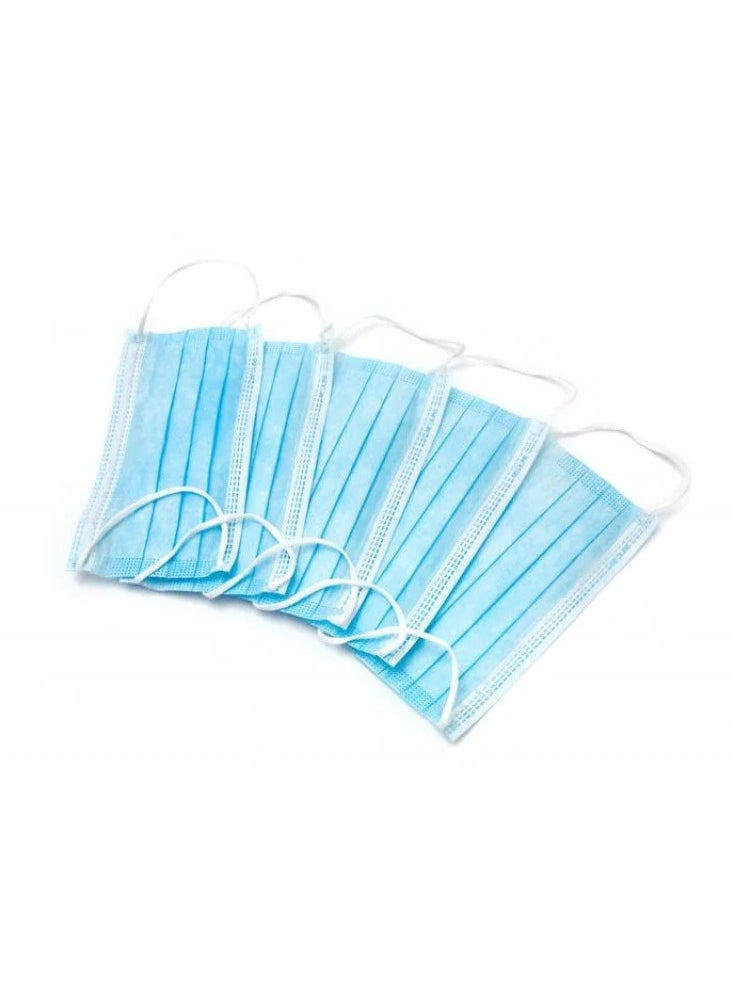 SKP Plastic Blue 3-Layer Face Mask (50 pcs)  - Image 1