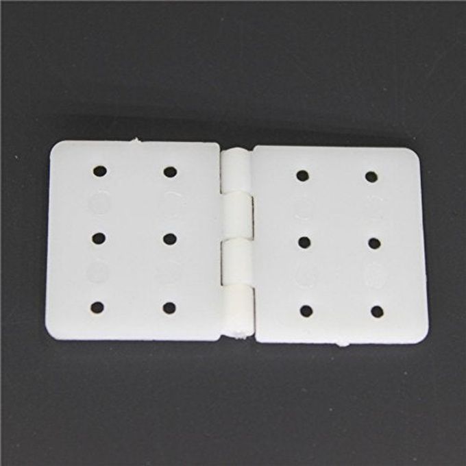 Hobbypark 16x28 mm 0.63" x1.1'' Pinned Nylon Hinges RC Airplane Plane Parts Replacement (Pack of 20) - Image 2
